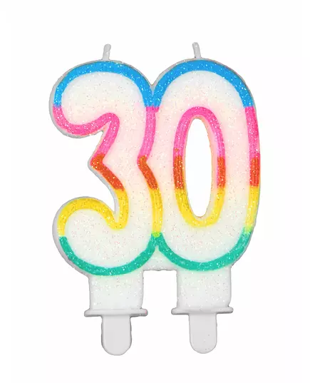 Birthday candle number 30