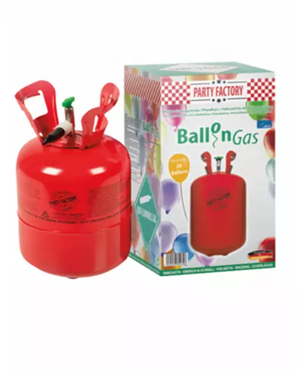 Helium bottle for up to 20 balloons