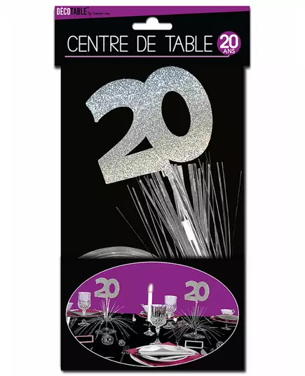 20th anniversary centerpiece