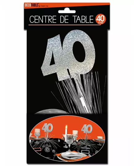 Sølvdekorasjon til 40-årsjubileum