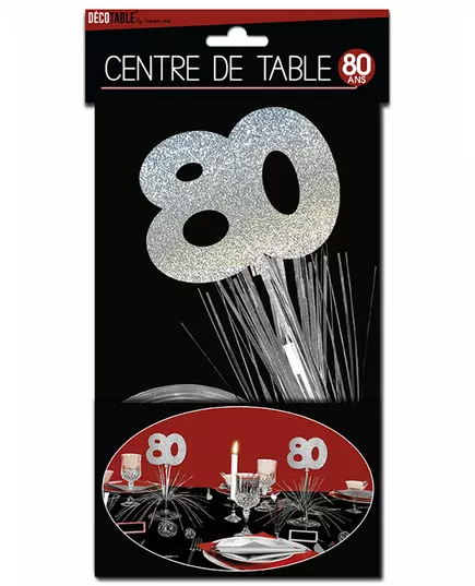 80th anniversary centerpiece