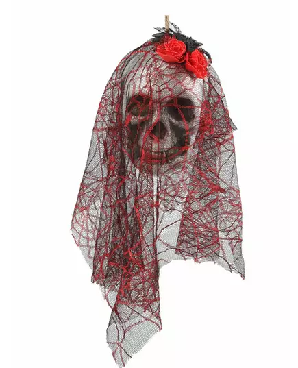 Skull bride hanging decoration 15 x 30 cm