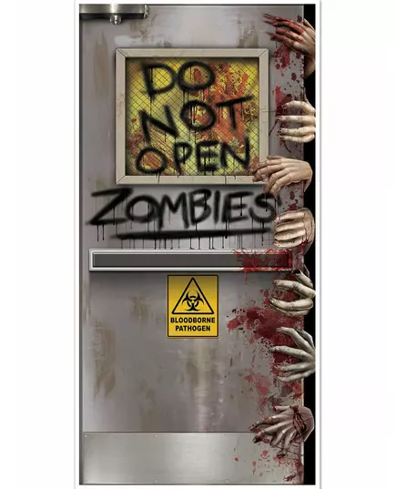 Zombie Lab Door Decoration 76 x 152 cm