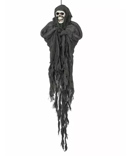Svart Grim Reaper hengende dekorasjon 90cm
