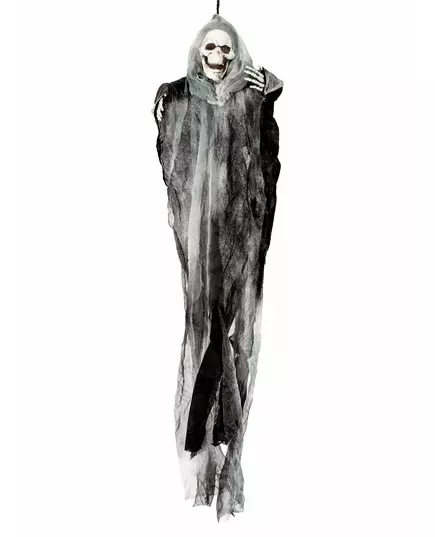Hanging skeleton reaper decoration 1m