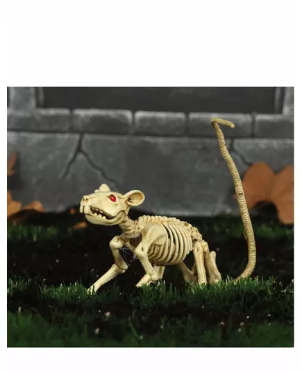 Halloween skjelett rotte dekorasjon