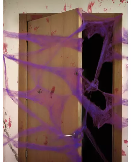 Lilla spindelvev med edderkopper 20g Halloween