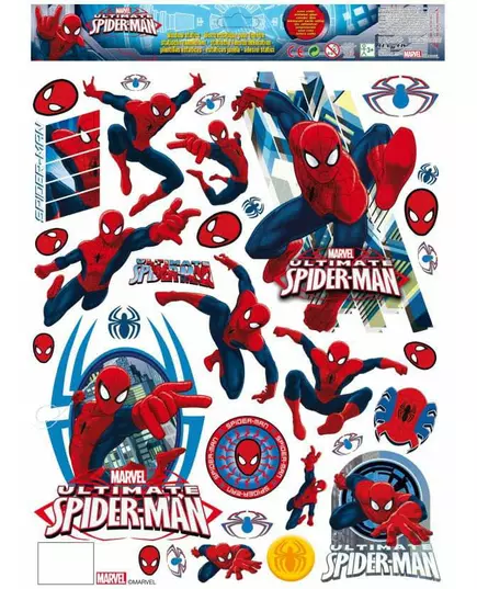 Spiderman vindusdekorasjoner 42 x 30 cm