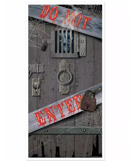 Do Not Enter Door Decoration 76x152cm Halloween