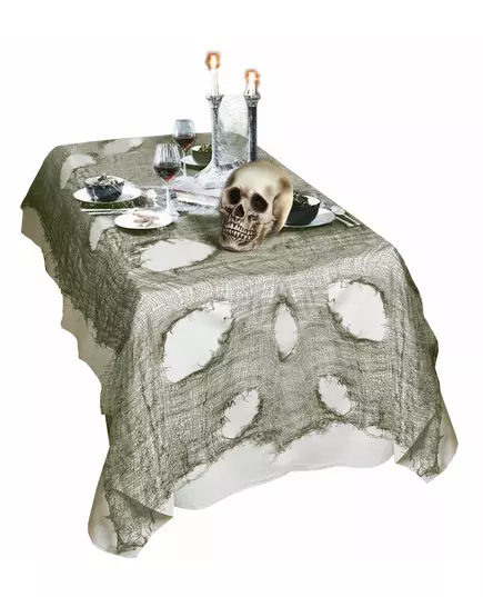 Grønt laken med hull 60 x 300 cm Halloween