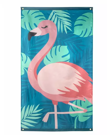 Tropical Flamingo Fabric Flag 150 x 90 cm