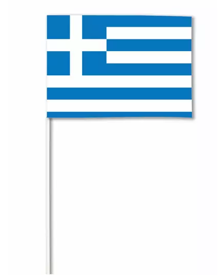 Greece paper flag 14 x 21 cm