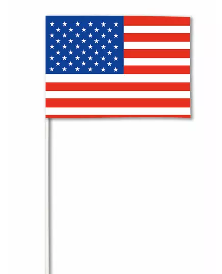 USA paper flag 14 x 21 cm