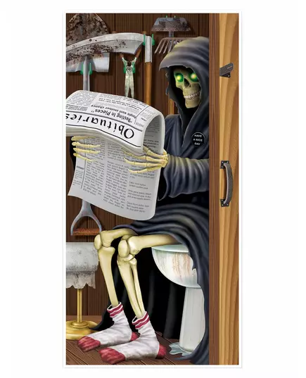 Reaper dørdekorasjon 76 x 152 cm