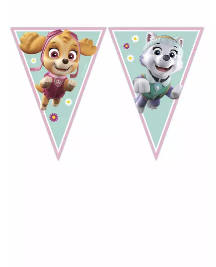 9-vimpel girlander: Paw Patrol, Skye og Everest
