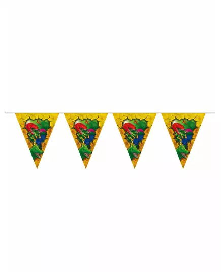 Dinosaur plastvevhenge 6 m