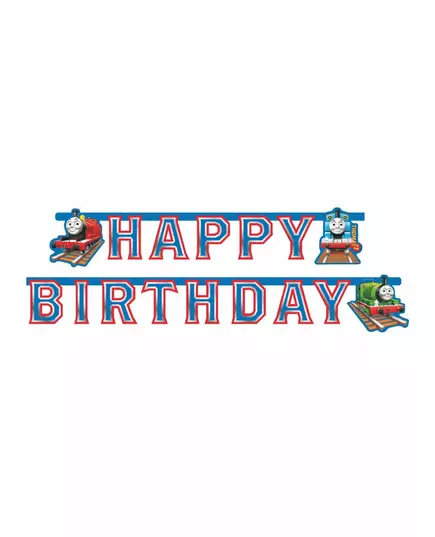 Happy Birthday Thomas and Friends cardboard garland 180 x 15 cm