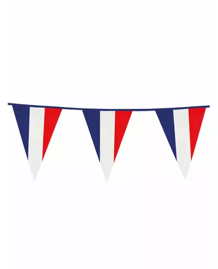 10m France supporter flag bunting garland