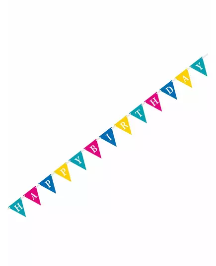 Happy Birthday bunting garland