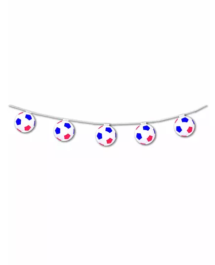 Fireproof paper garland Blue white red balloons 3m20