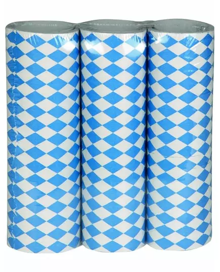 Sett med 3 blå og hvite Oktoberfest-stripper