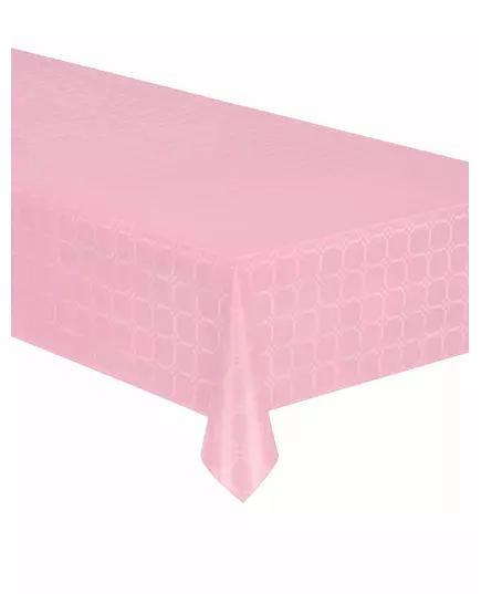 Pastellrosa damaskpapirduk 6 m