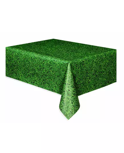 Grønn plastduk med gresseffekt 137 x 274 cm