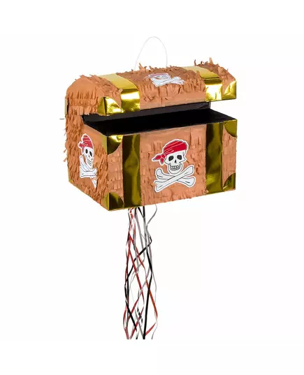 Piratskattekiste Piñata 30 x 32 x 22 cm