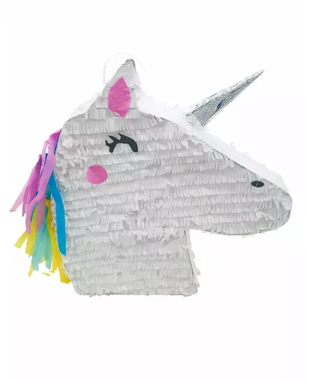 Kawaii enhjørningshode piñata 47 x 32 x 8 cm