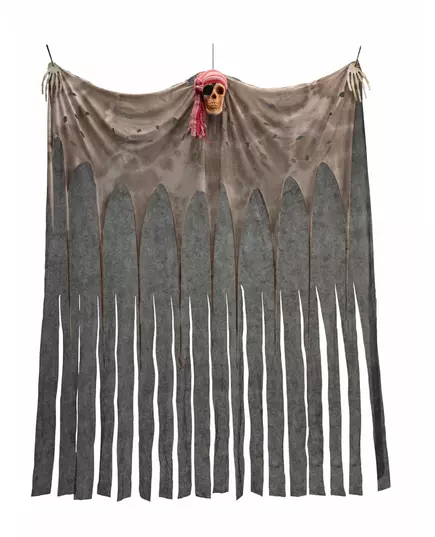 Pirate skull curtain 200 x 150 cm