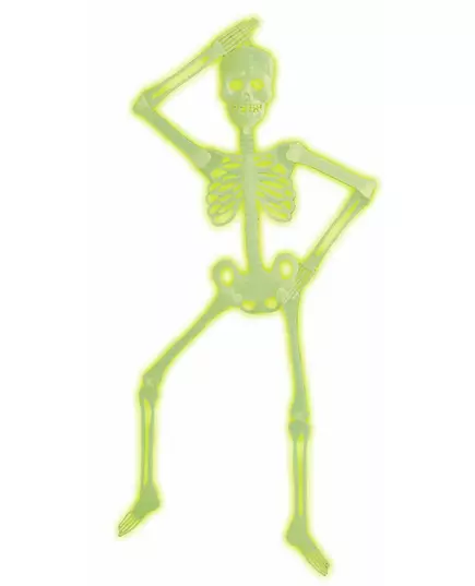 92 cm Halloween Glow-in-the-Dark Articulated Skeleton