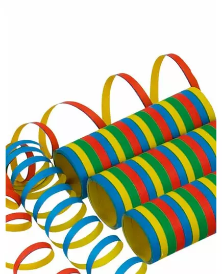 Multicolored serpentine roll 400 x 0.7cm