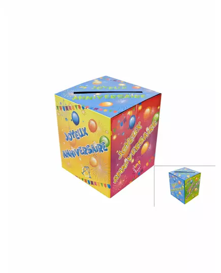 Fiesta bursdagsstemmeseddel i papp 20 x 23 cm