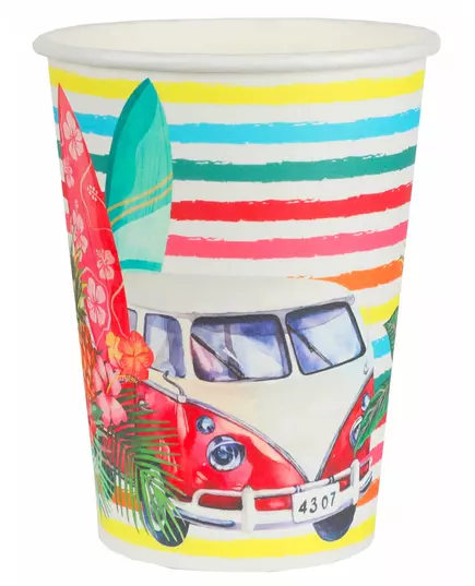 10 Aloha Paper Cups 7.8 x 9.7 cm