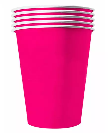 20 amerikanske rosa resirkulerbare pappkopper 53 cl