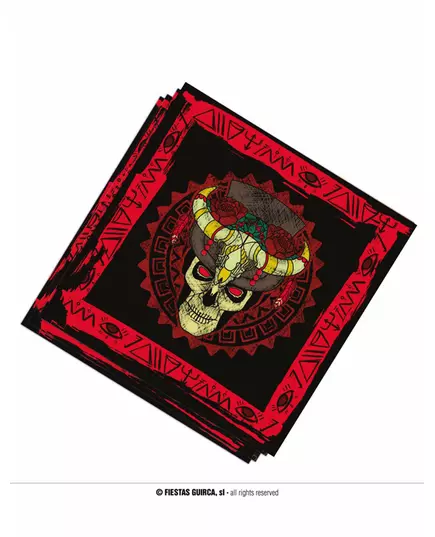 20 Voodoo-papirservietter 33 x 33 cm