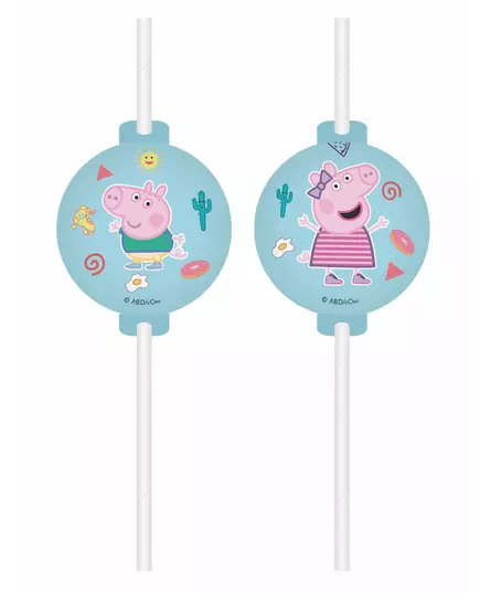 Peppa Gris medaljongsugerør