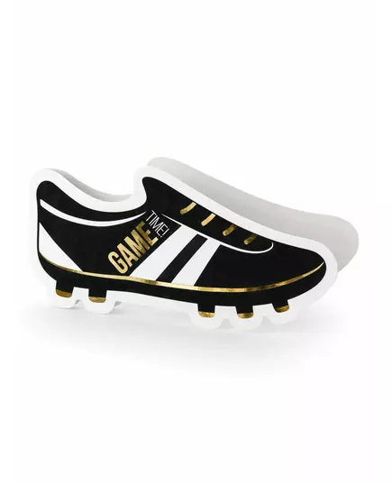 6 Football shoe invitation cards 19.5 x 9 cm