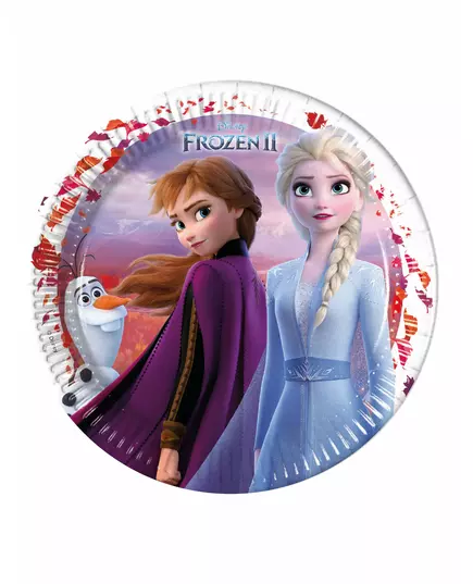 8 Frozen 2 Paper Plates 23 cm