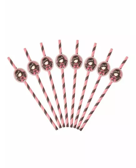 8 Ladybird Santoro cardboard straws