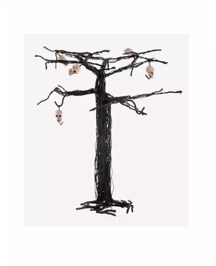 Halloween-tre med hodeskaller 28 cm