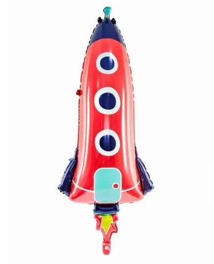 Rocket foil balloon 44 x 115 cm