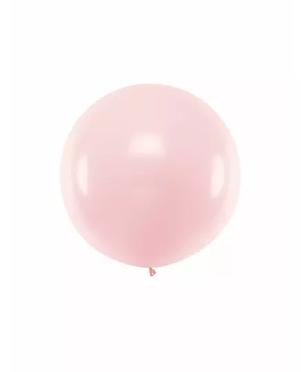 Kjempestor lyserosa lateksballong 1 m