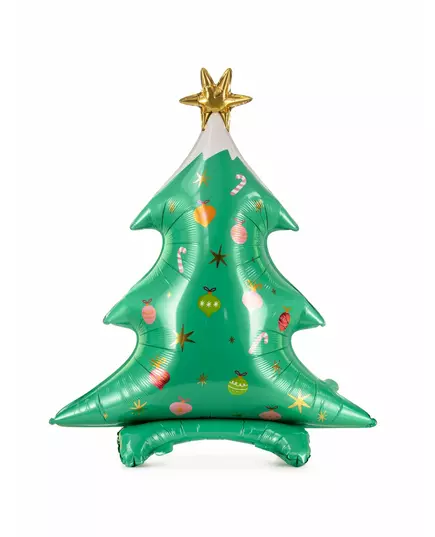 Giant Christmas tree foil balloon 78 x 94 cm