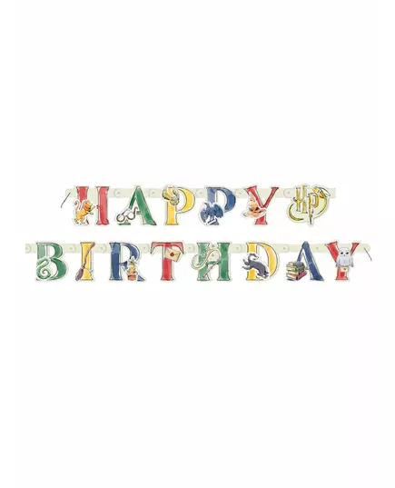Harry Potter Cardboard Happy Birthday Banner 182cm