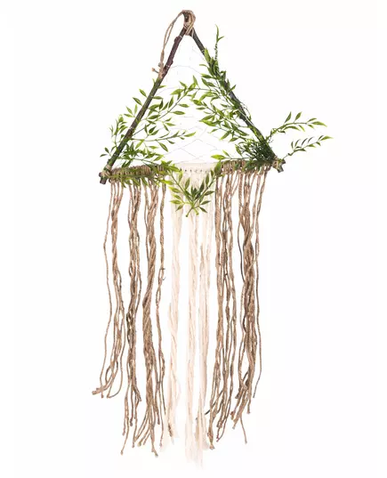 Plante- og jutelysdekorasjon 80 x 37 cm