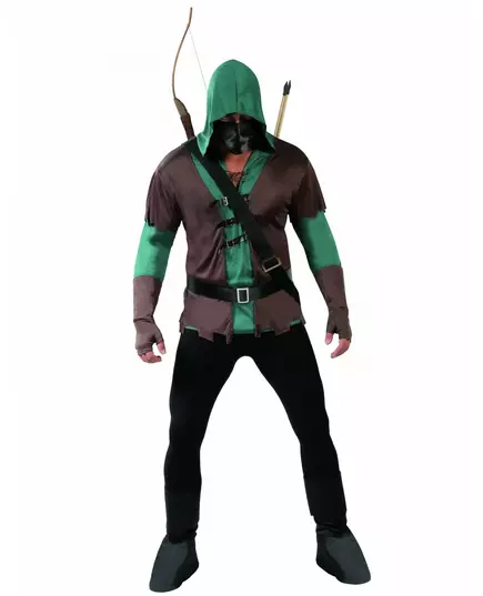 Men's masked archer costume, Size: Large (52-54)