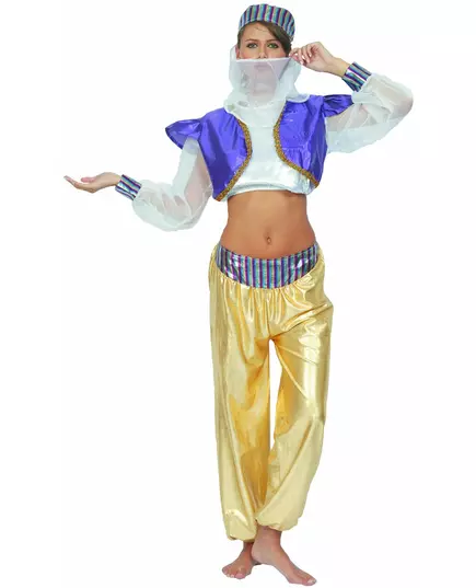 Colorful oriental dancer costume for women, Size: Small