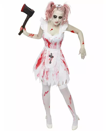 Zombie Bridesmaid Costume for Women Halloween, Size: Small/Medium