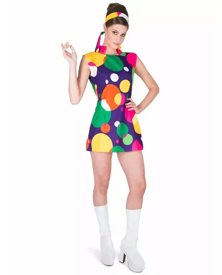 Women's disco pop costume, Size: Small